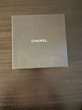 CHANEL Black Box with White Logo